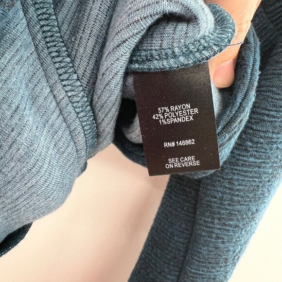 Torrid Women's Full Zip Teal/Black Jacket Zip Pockets Size Large Space Dye - Picture 7 of 8